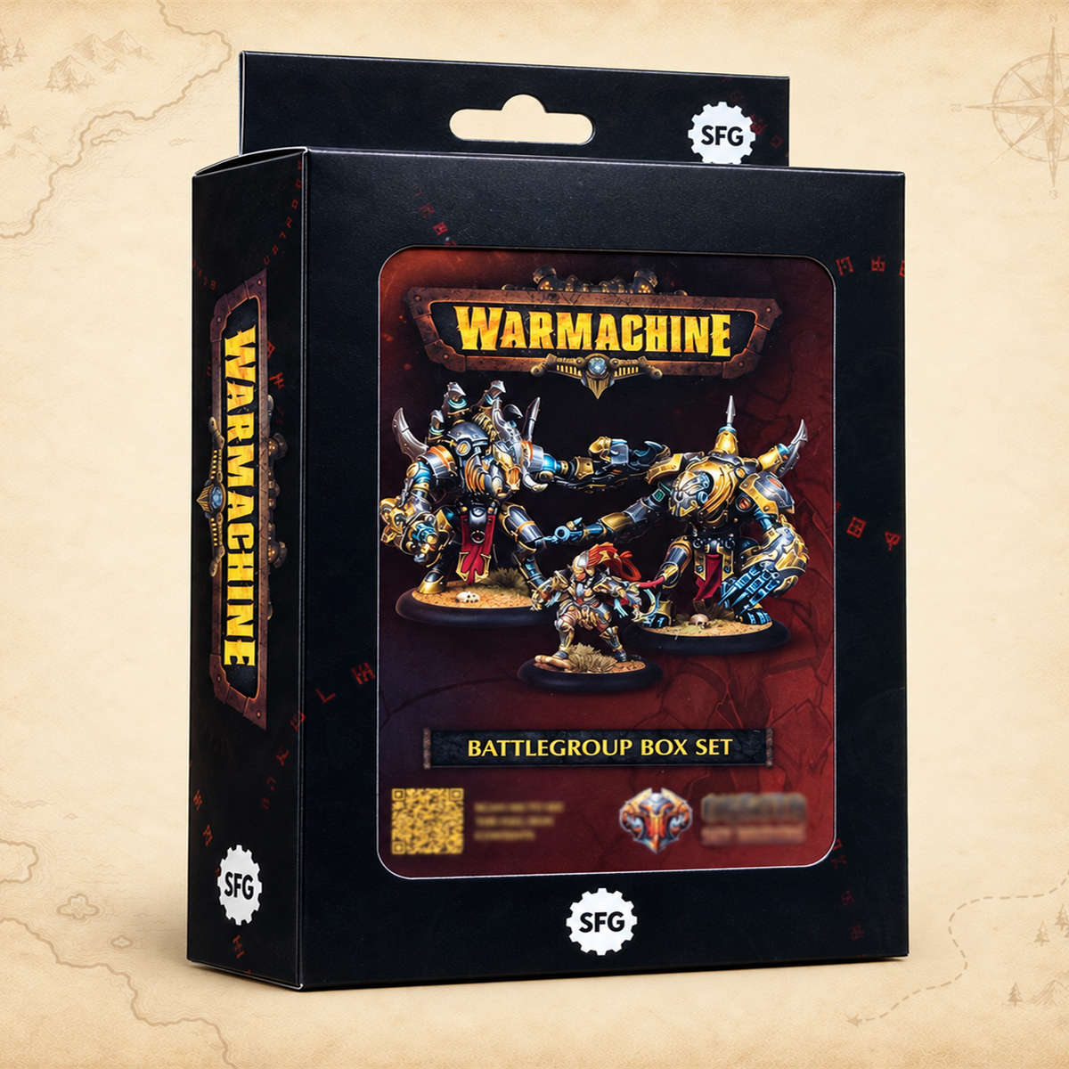 Warmachine: Orgoth Sea Raiders Battlegroup Box, box front