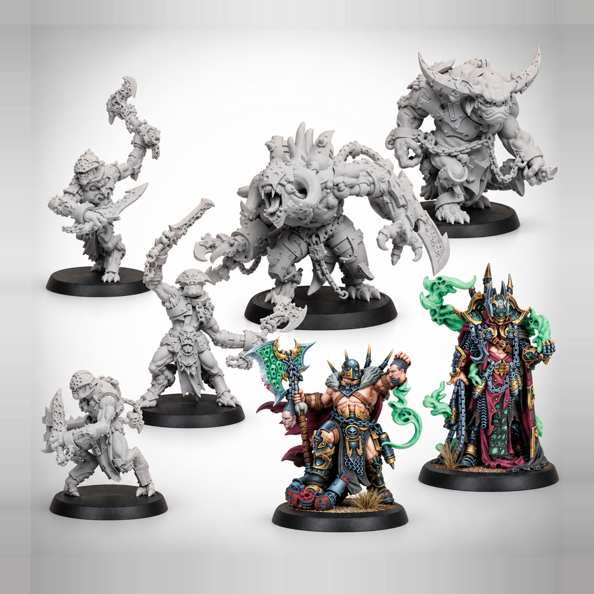 Warmachine: Orgoth Cursebound Command Cadre, product