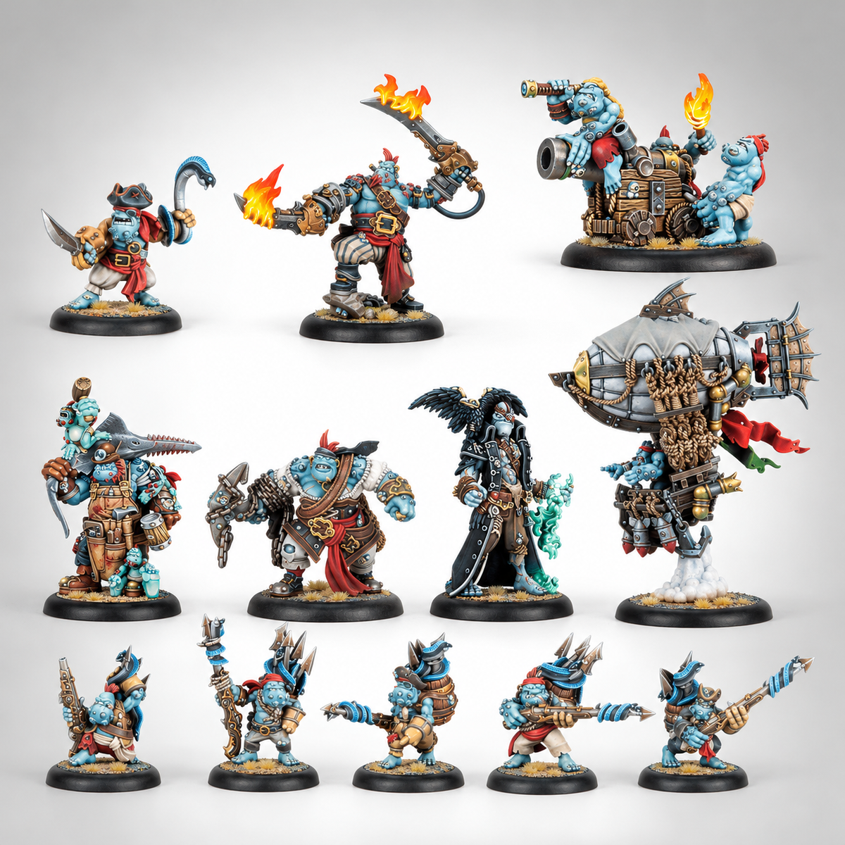 Warmachine: Southern Kriels Brineblood Marauders Auxiliary Expansion, product
