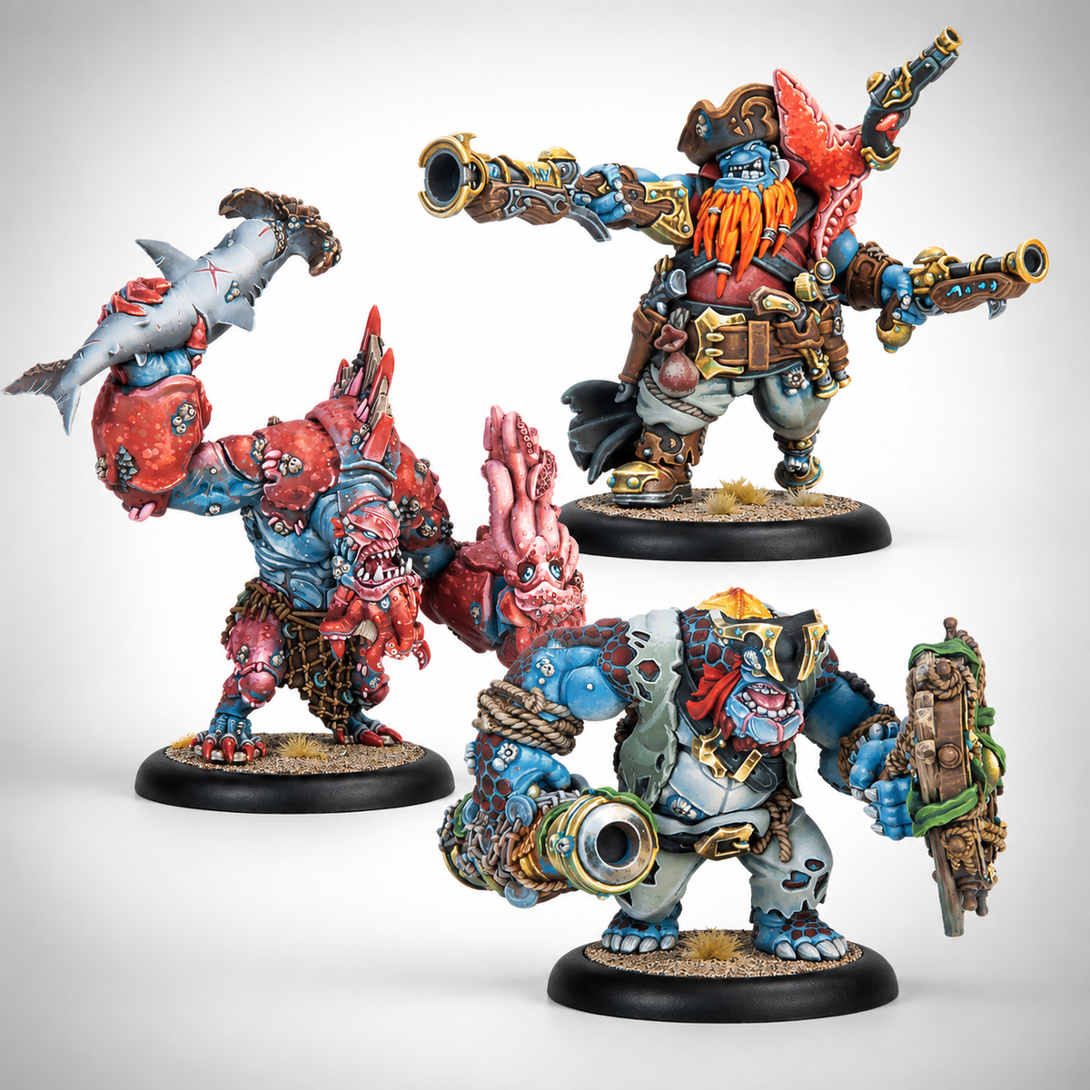 Warmachine: Southern Kriels Brineblood Marauders Battlegroup Box, product