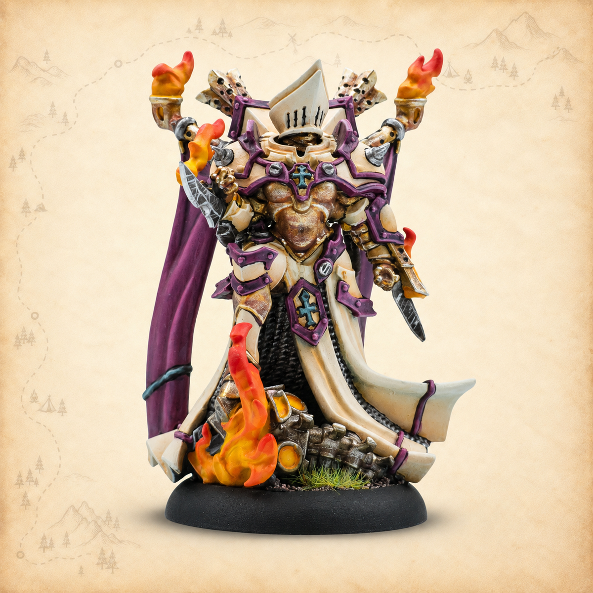 Warmachine: Protectorate of Menoth Covenant of the Flame Command Set - Defenders of the Flame, warcaster