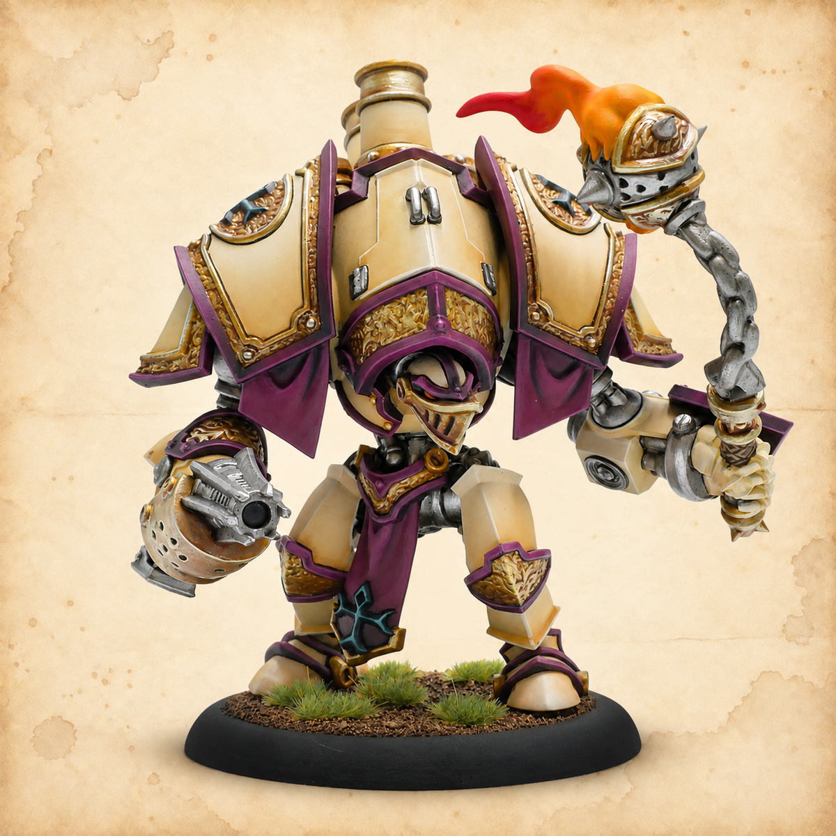 Warmachine: Protectorate of Menoth Covenant of the Flame Command Set - Defenders of the Flame, warjack