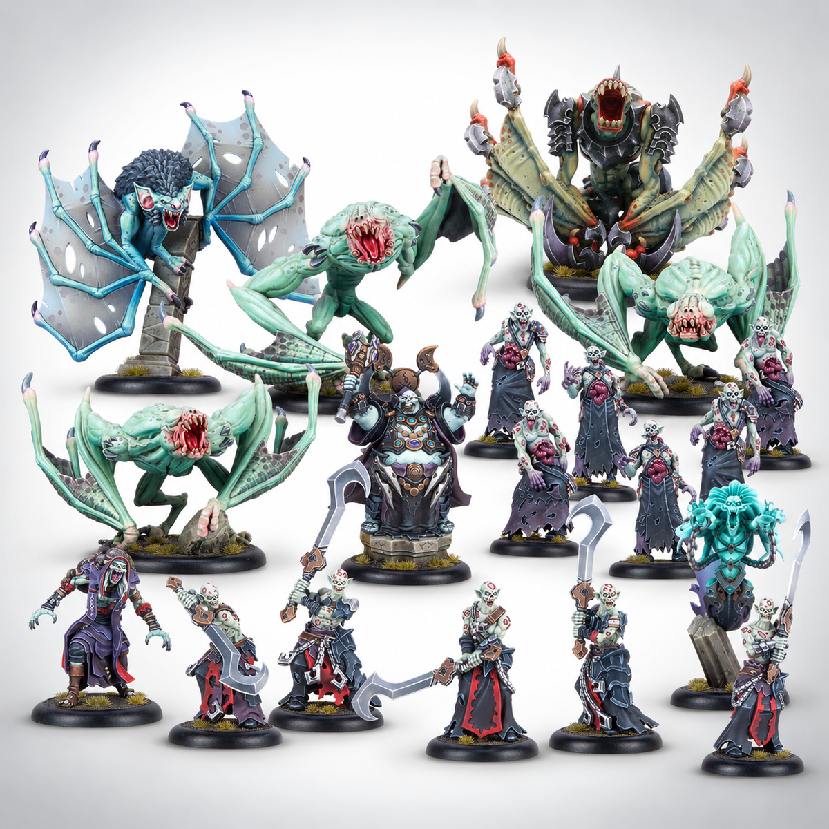 Warmachine: Dusk Fane of Nyrro Army Box, The Gathering Darkness, product