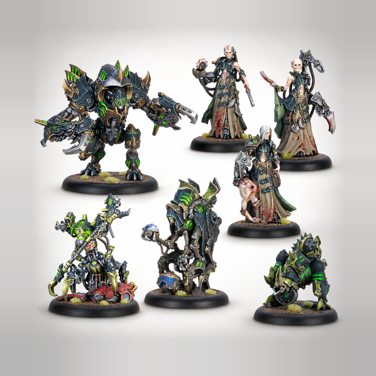 Warmachine: Cryx Necrofactorium Command Set: Boneyard Keeper, product