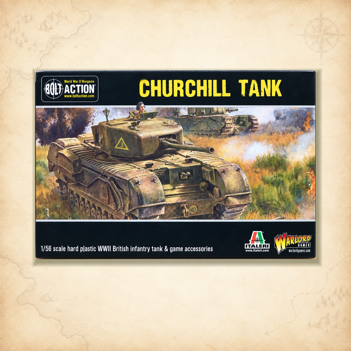Bolt Action: Churchill Tank (Plastic), box front