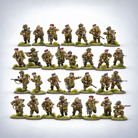 Bolt Action: British Airborne WWII Allied Paratroopers (Plastic)
