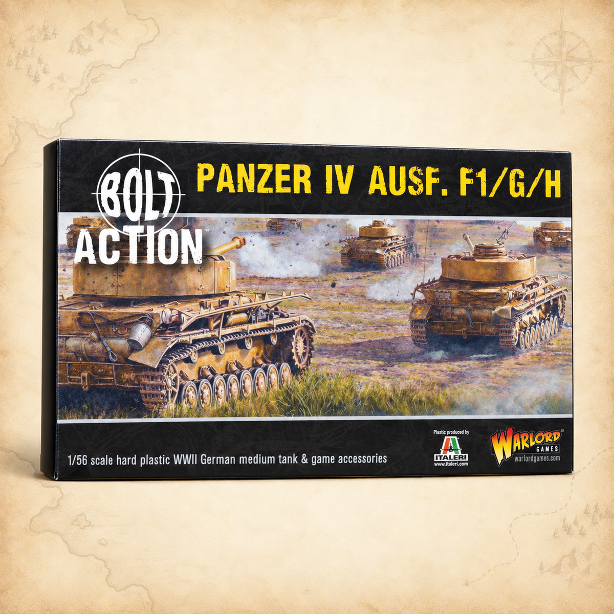 Bolt Action: Panzer IV Ausf. F1/G/H Medium Tank (Plastic), box front