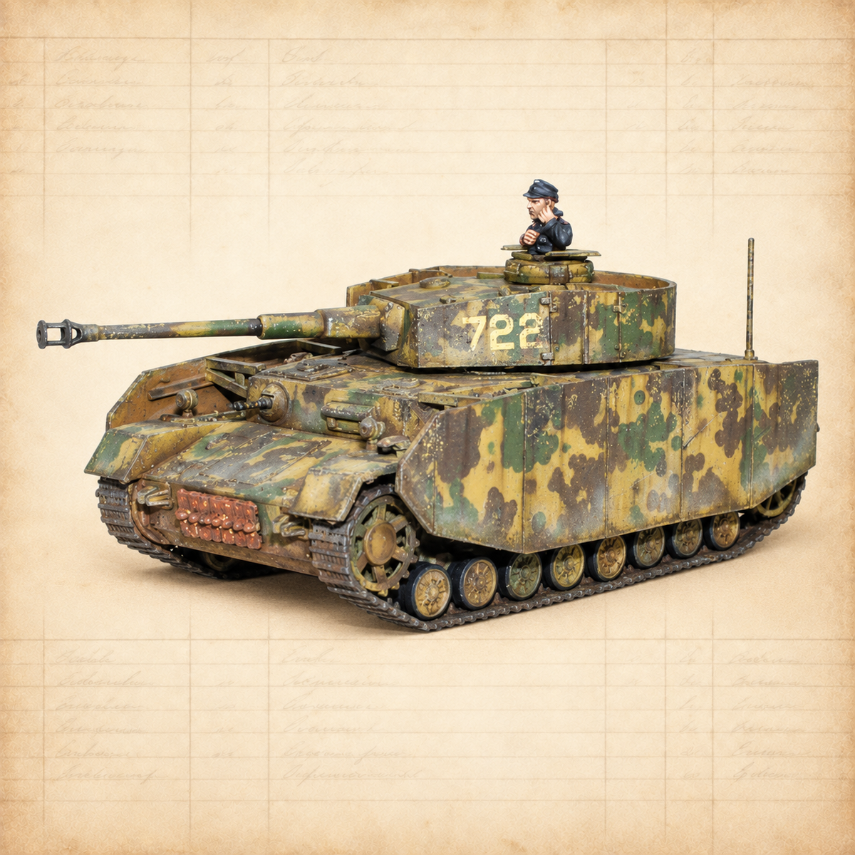 Bolt Action: Panzer IV Ausf. F1/G/H Medium Tank (Plastic), Ausf. H