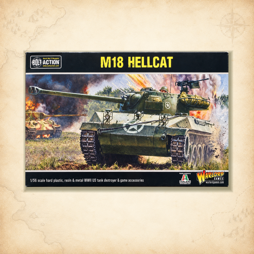 Bolt Action: M18 Hellcat Tank Destroyer, box front