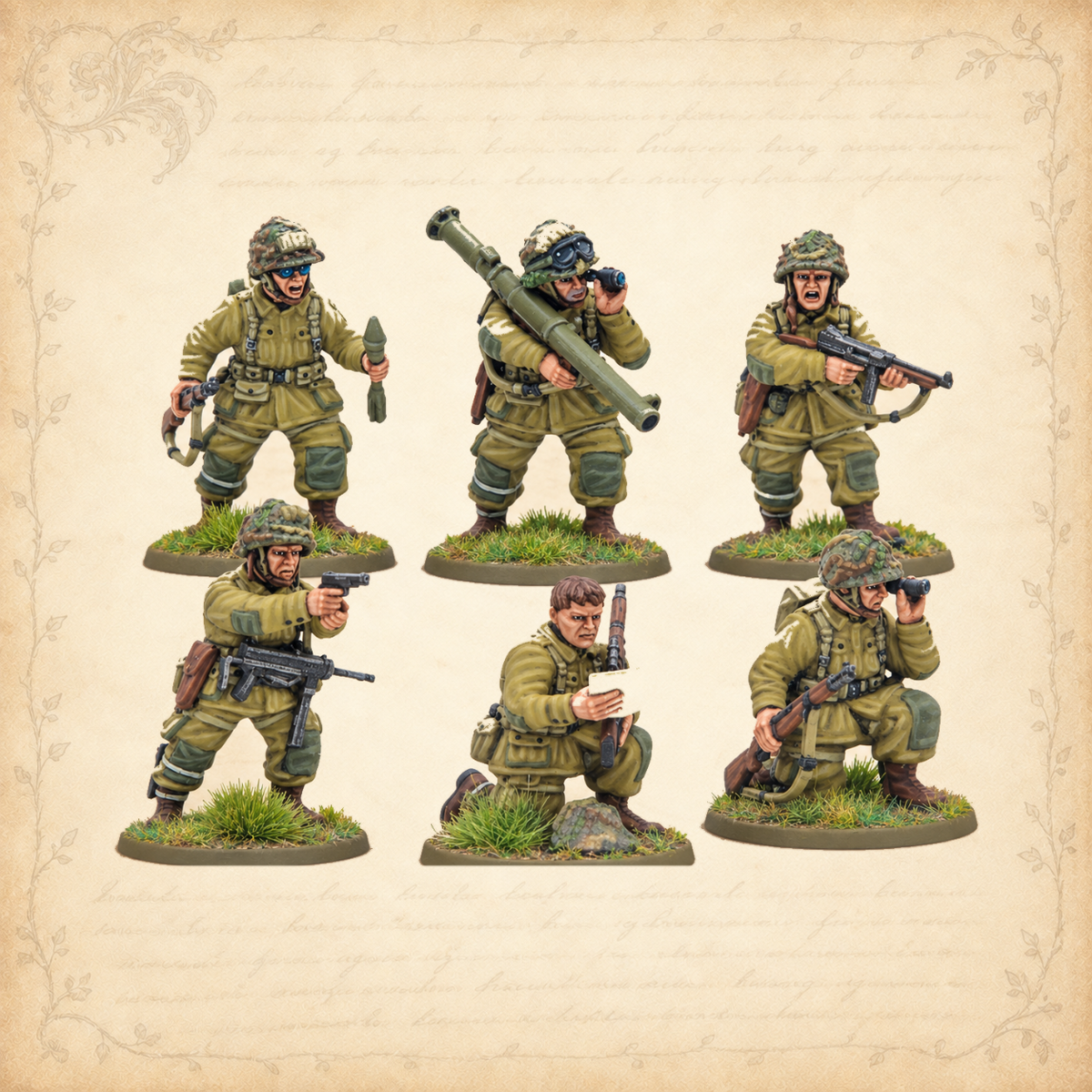 Bolt Action: US Airborne (D-Day) Platoon, close up