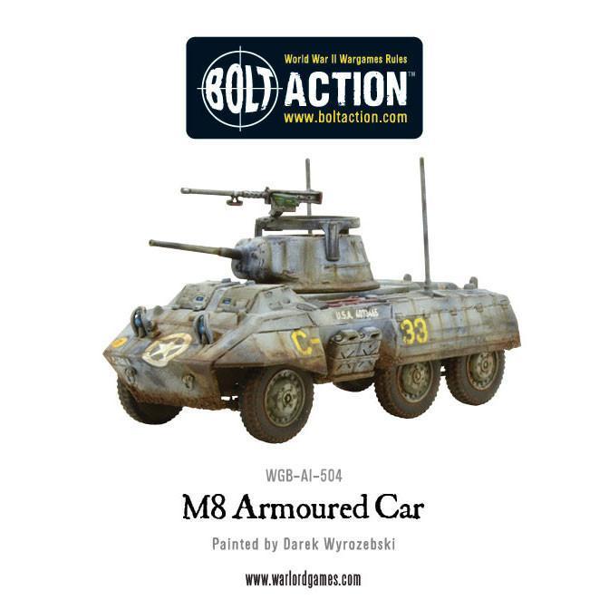 Bolt Action: M8/M20 Greyhound Scout Car (Plastic)
