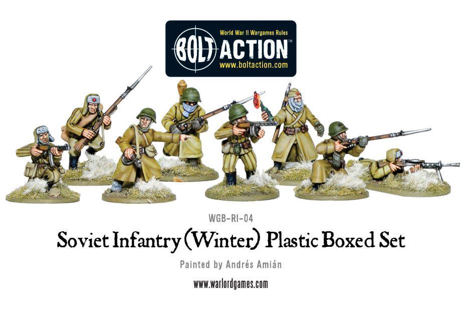 Bolt Action: Winter Soviet Infantry (Plastic)