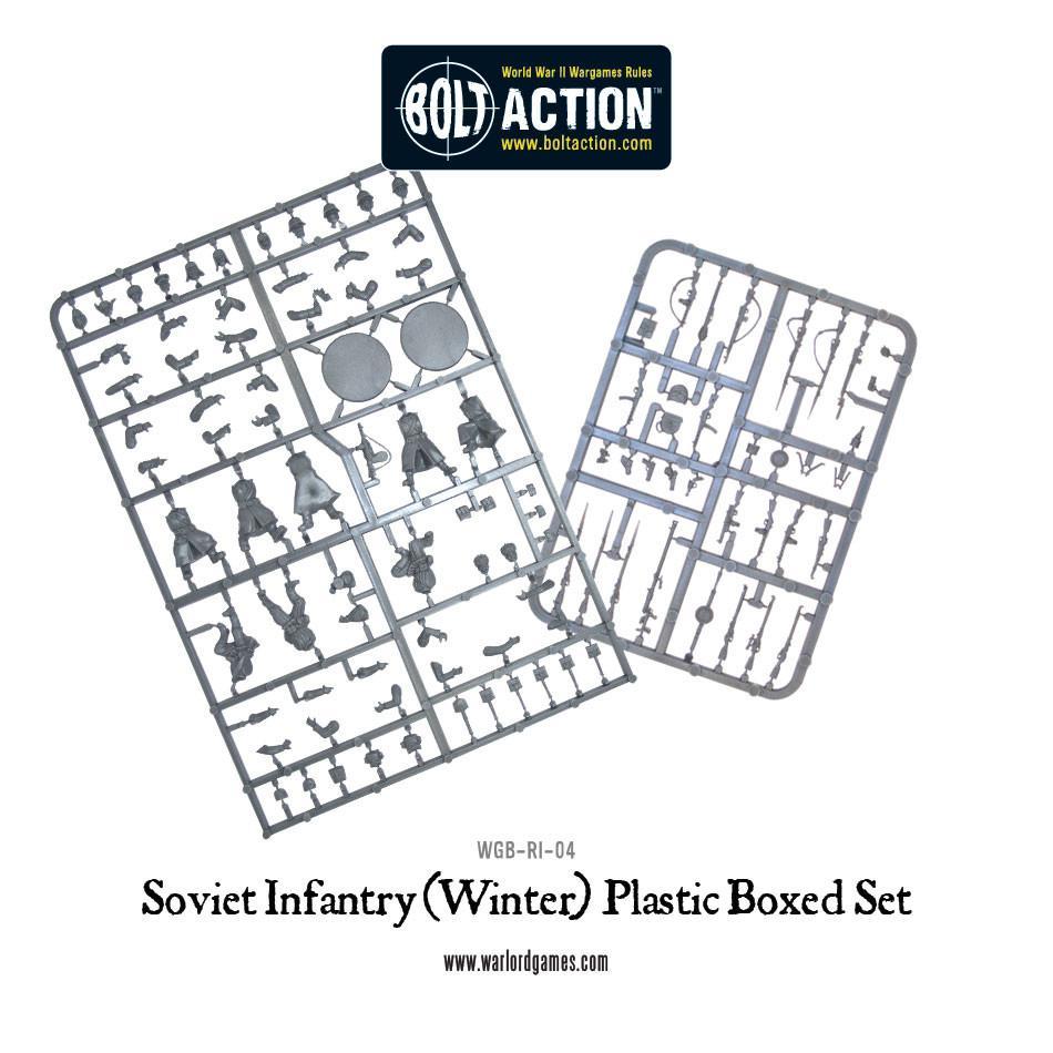 Bolt Action: Winter Soviet Infantry (Plastic)