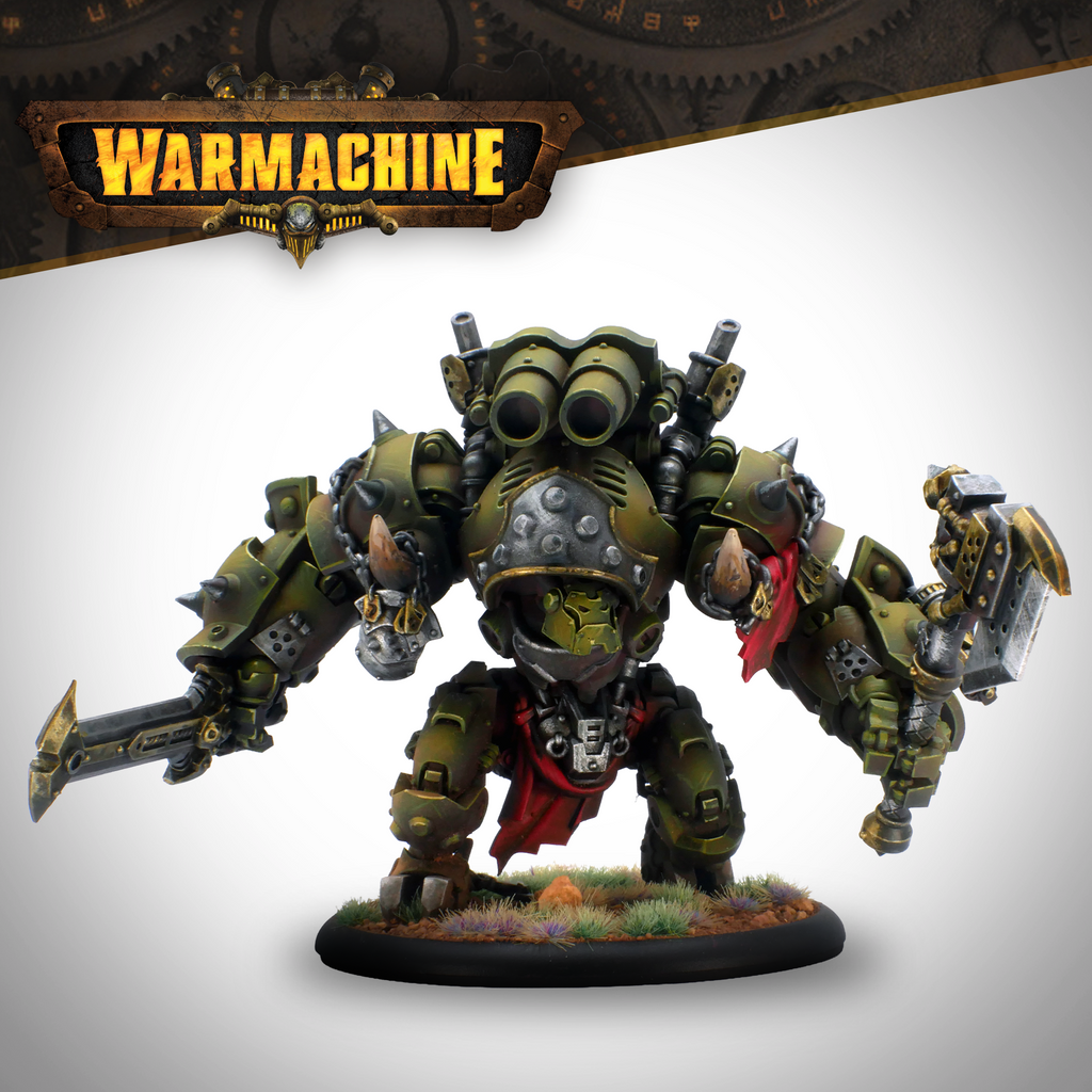 Ramhead super heavy warjack, the first trollkin warjack