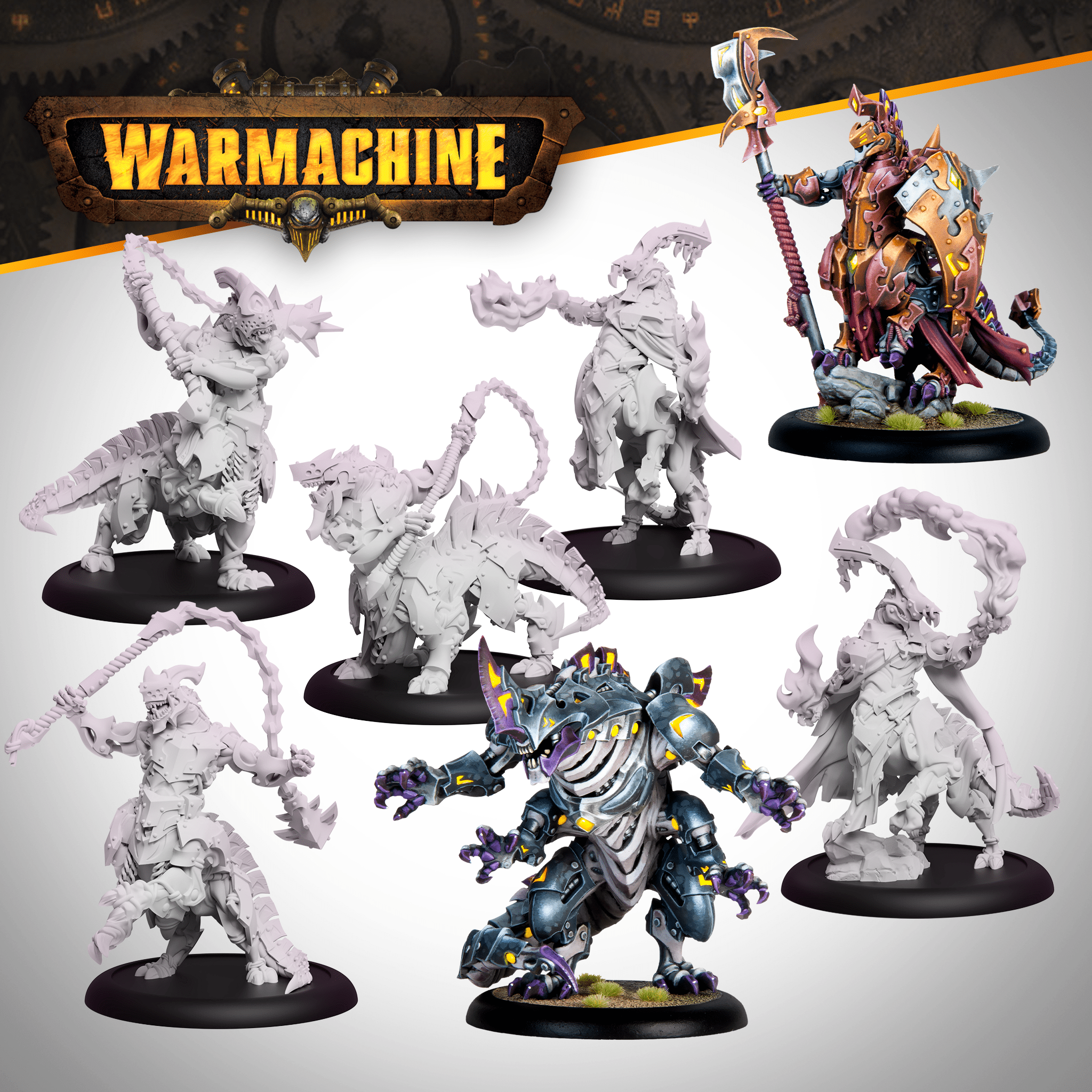 Warmachine: Khymaera Shard Incarnates Command Cadre (HIPS)