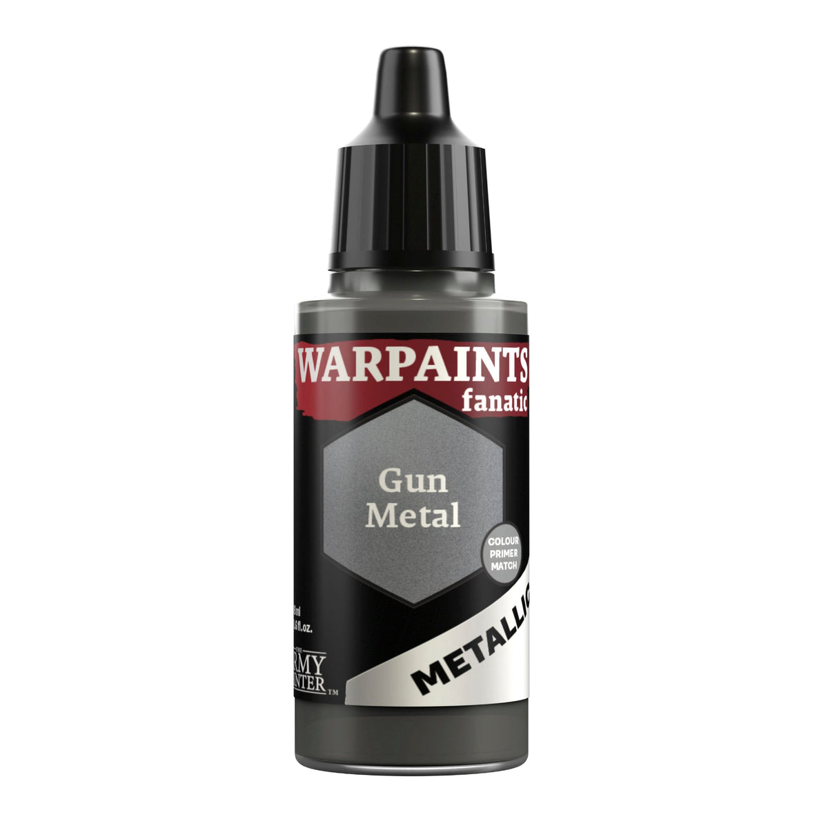 Army Painter: Warpaints Fanatic Metallic, Gun Metal