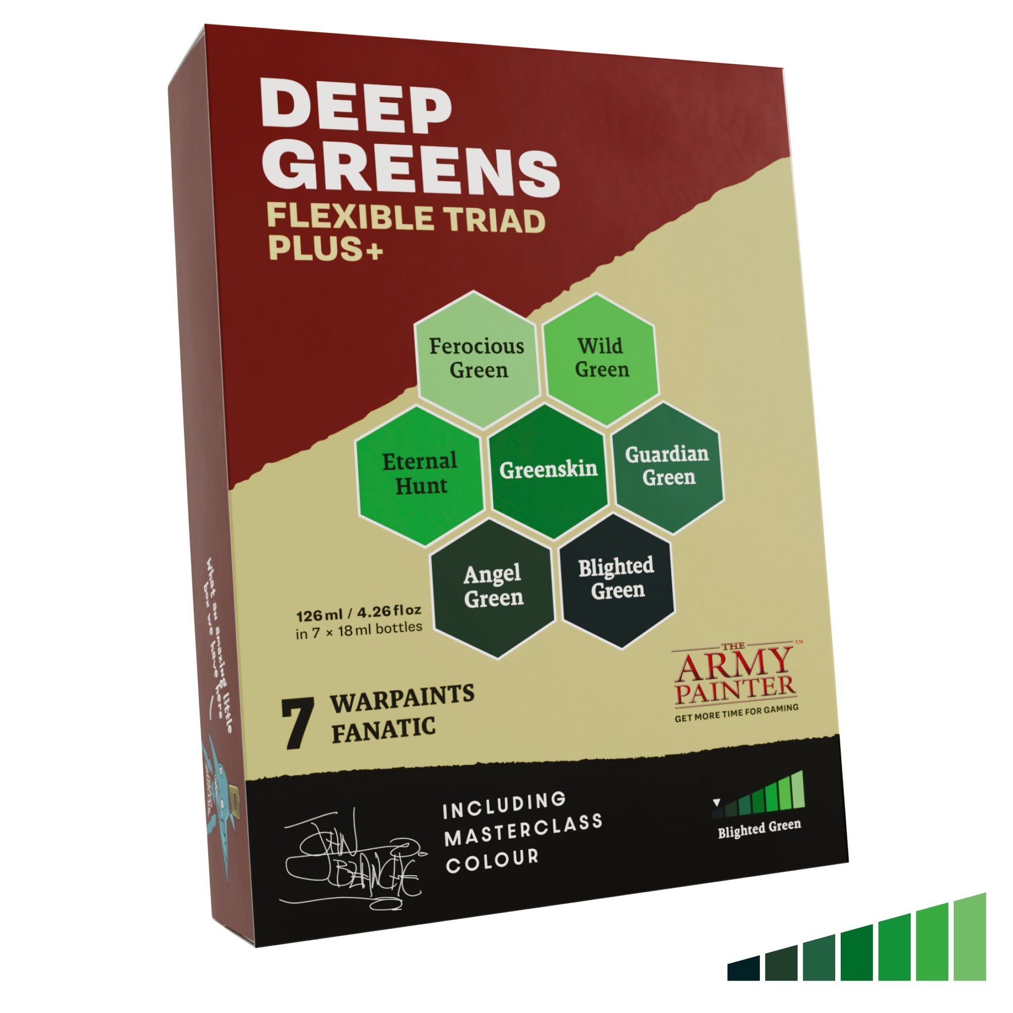 Army Painter: Warpaints Fanatic Flexible Triad PLUS+ - Deep Greens Set - product image 1