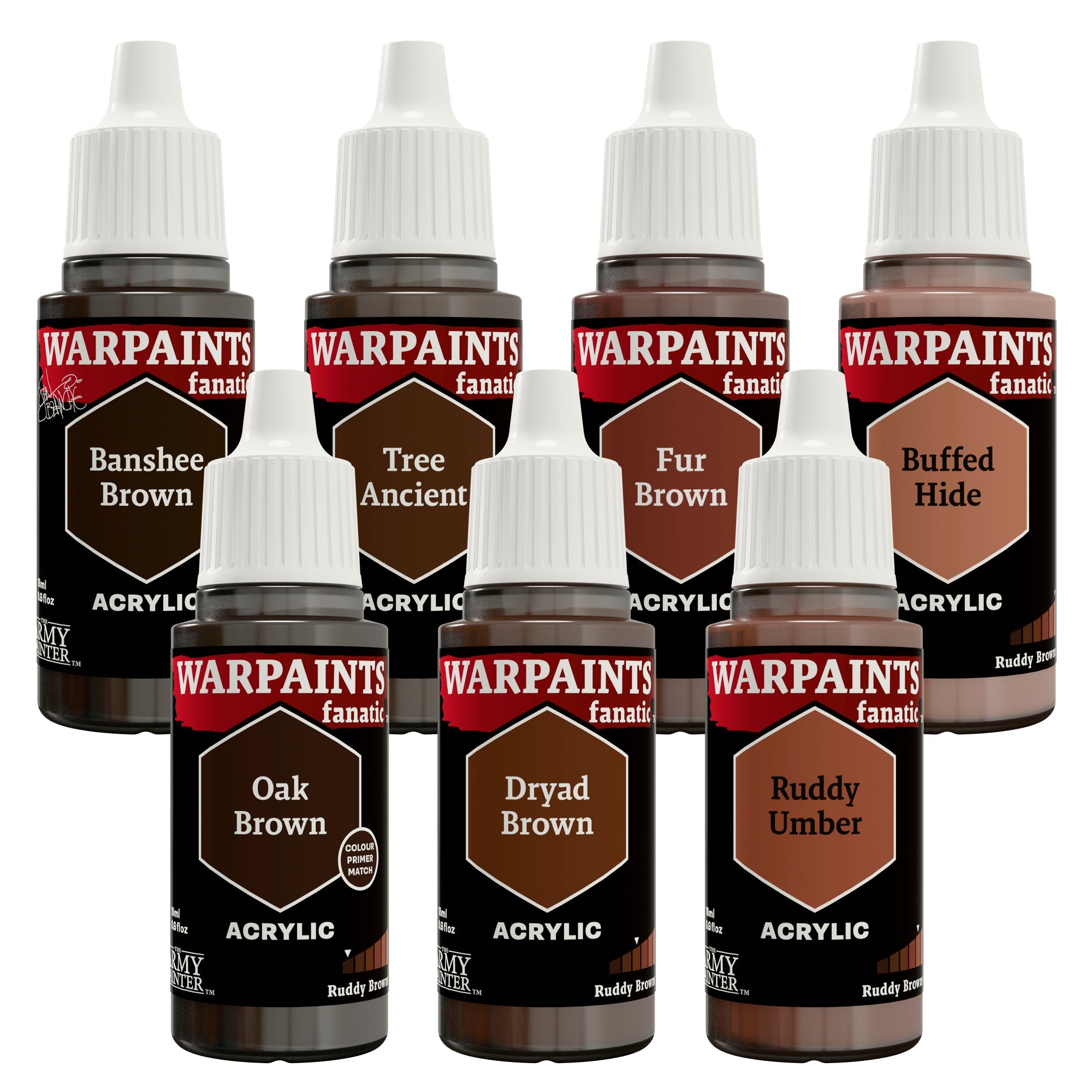 Army Painter: Warpaints Fanatic Flexible Triad PLUS+ - Ruddy Browns Set - product image 3