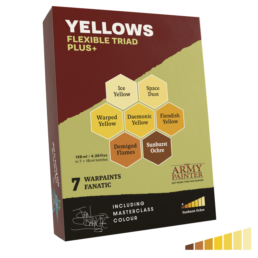 Army Painter: Warpaints Fanatic Flexible Triad PLUS+ - Yellows Set - product image 1