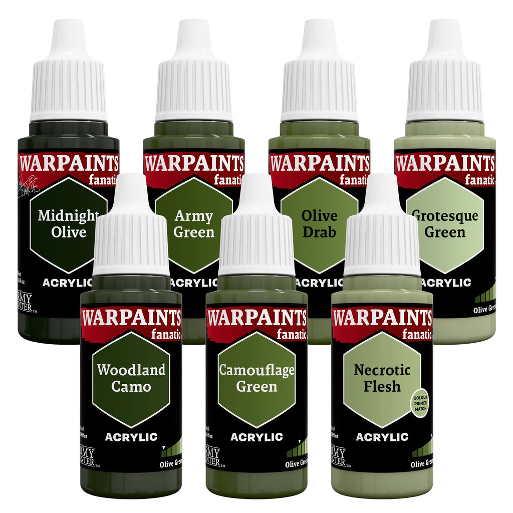 Army Painter: Warpaints Fanatic Flexible Triad PLUS+ - Olive Greens Set - product image 2