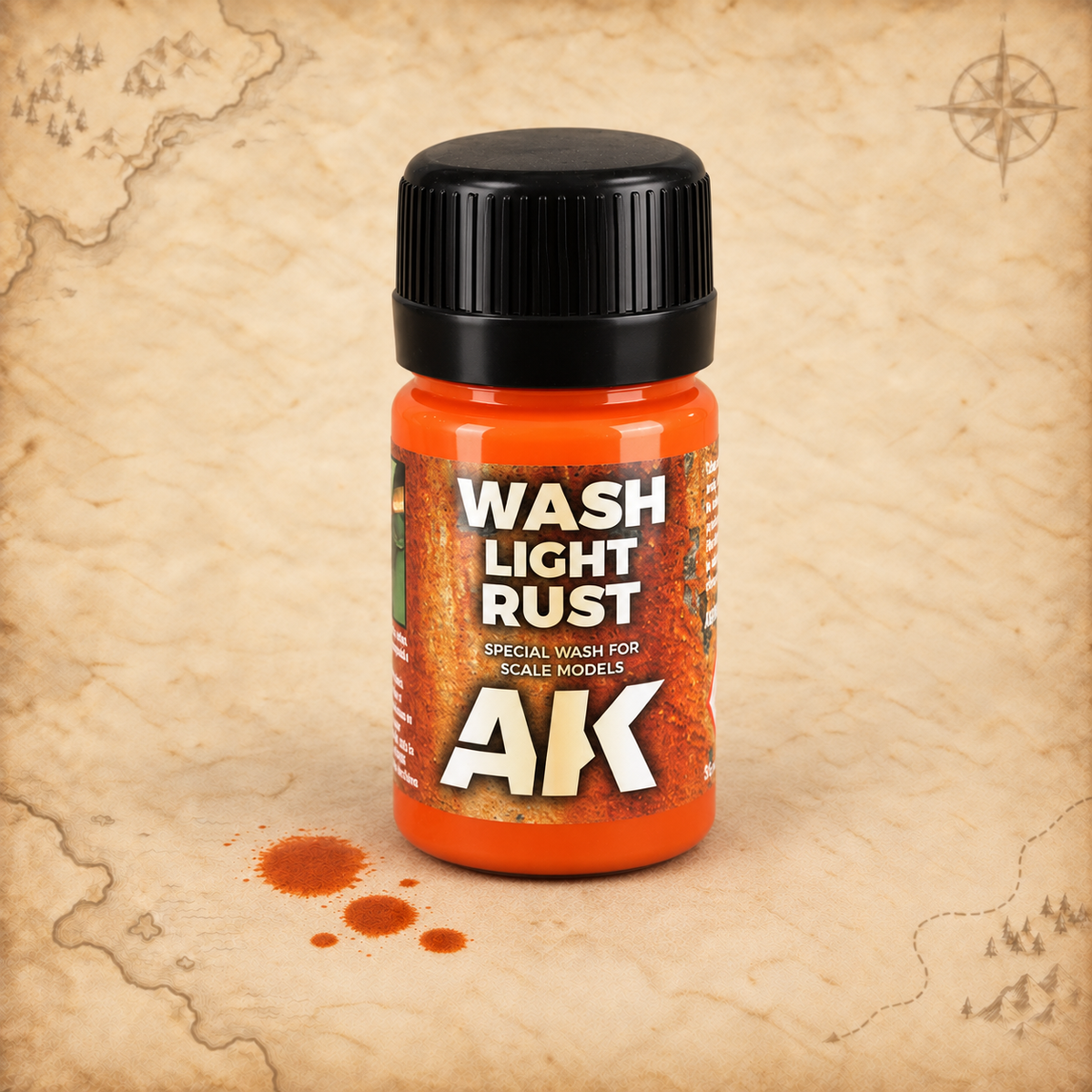 AK Interactive: Light Rust Wash - 35ml, alternate view