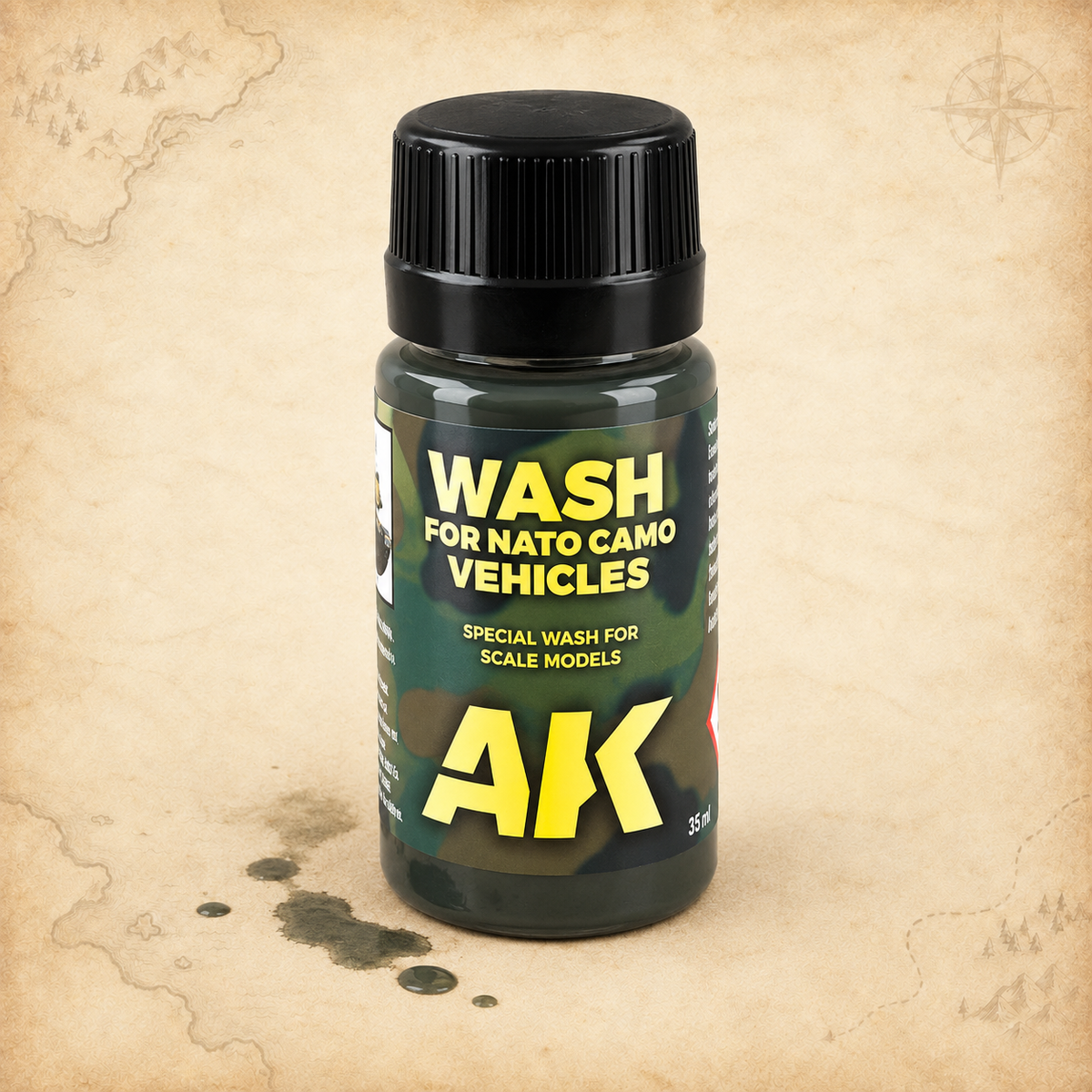 AK Interactive: Wash For NATO Vehicles - 35ml, alternate view