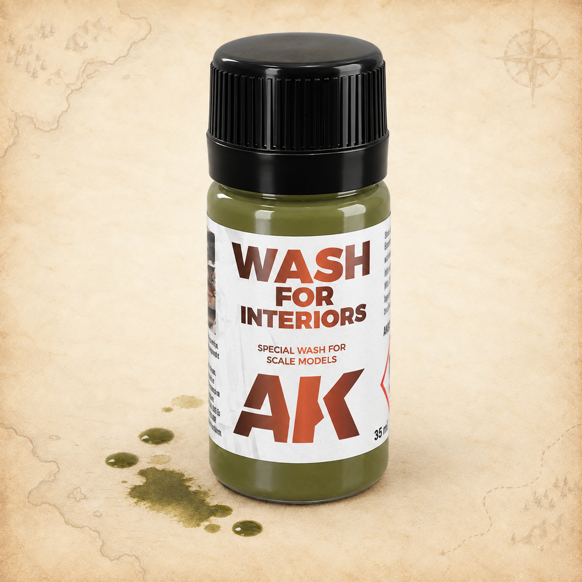 AK Interactive: Wash For Interiors - 35ml, alternate view