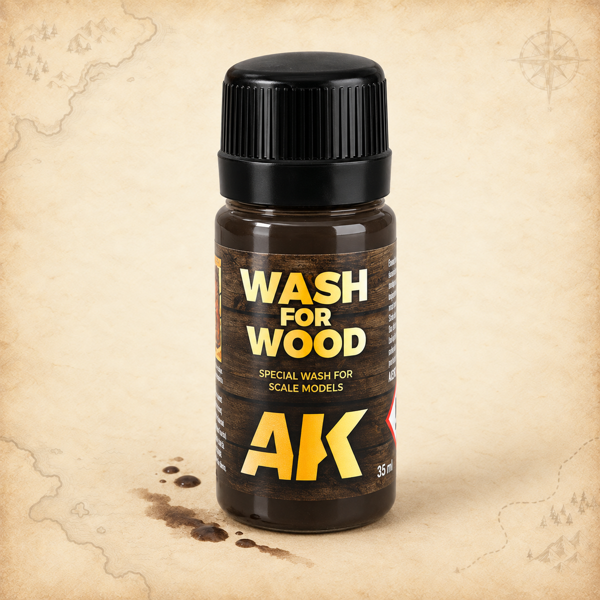 AK Interactive: Wash For Wood - 35ml, alternate view