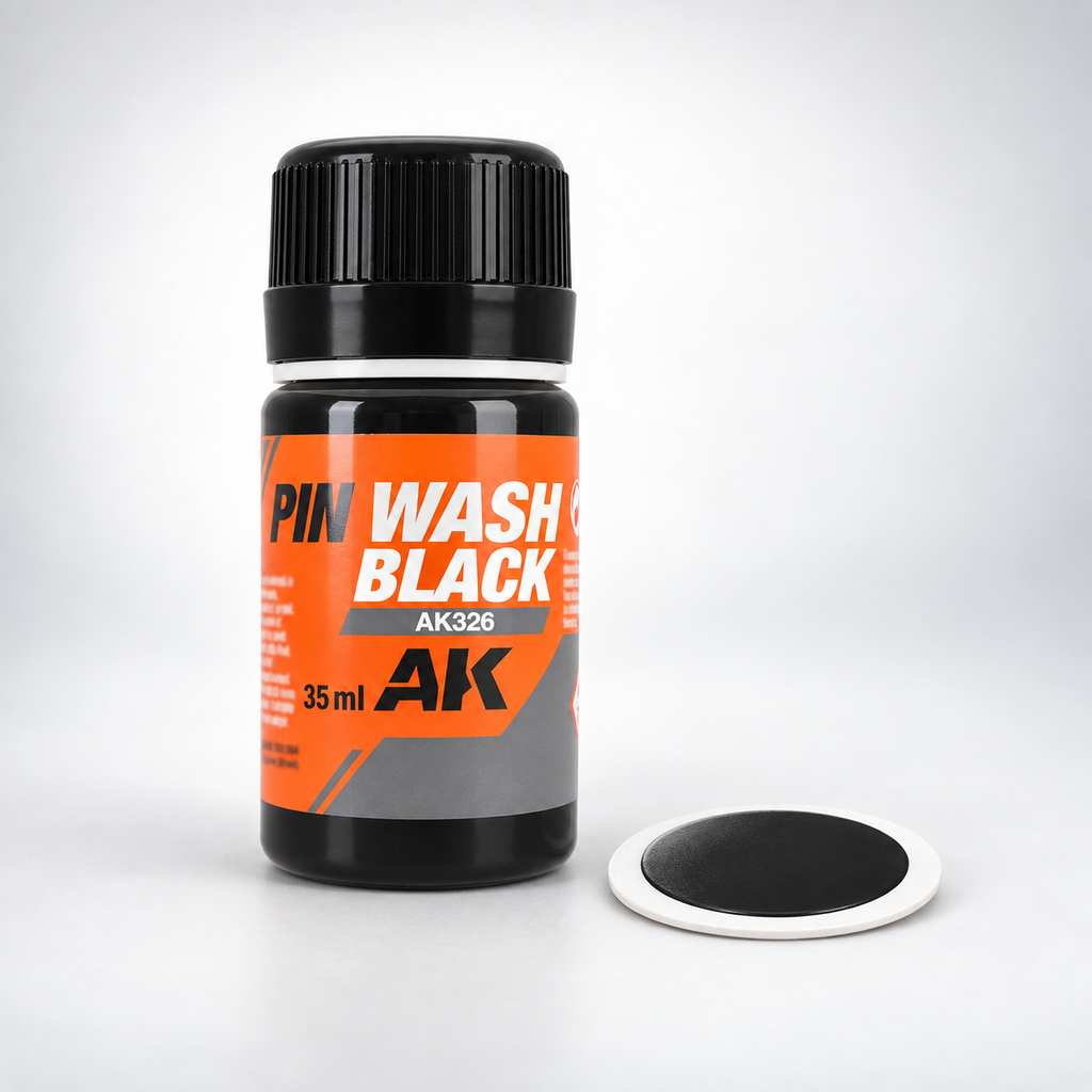 AK Interactive: Pin Wash Black - 35ml, product