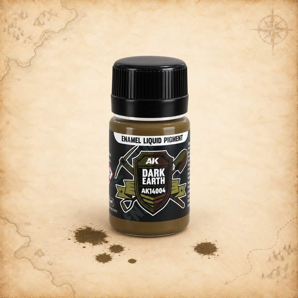 AK Interactive: Enamel Liquid Pigment Dark Eartht - 35ml, alternate view