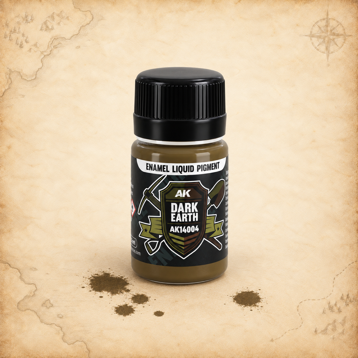 AK Interactive: Enamel Liquid Pigment Dark Eartht - 35ml, alternate view