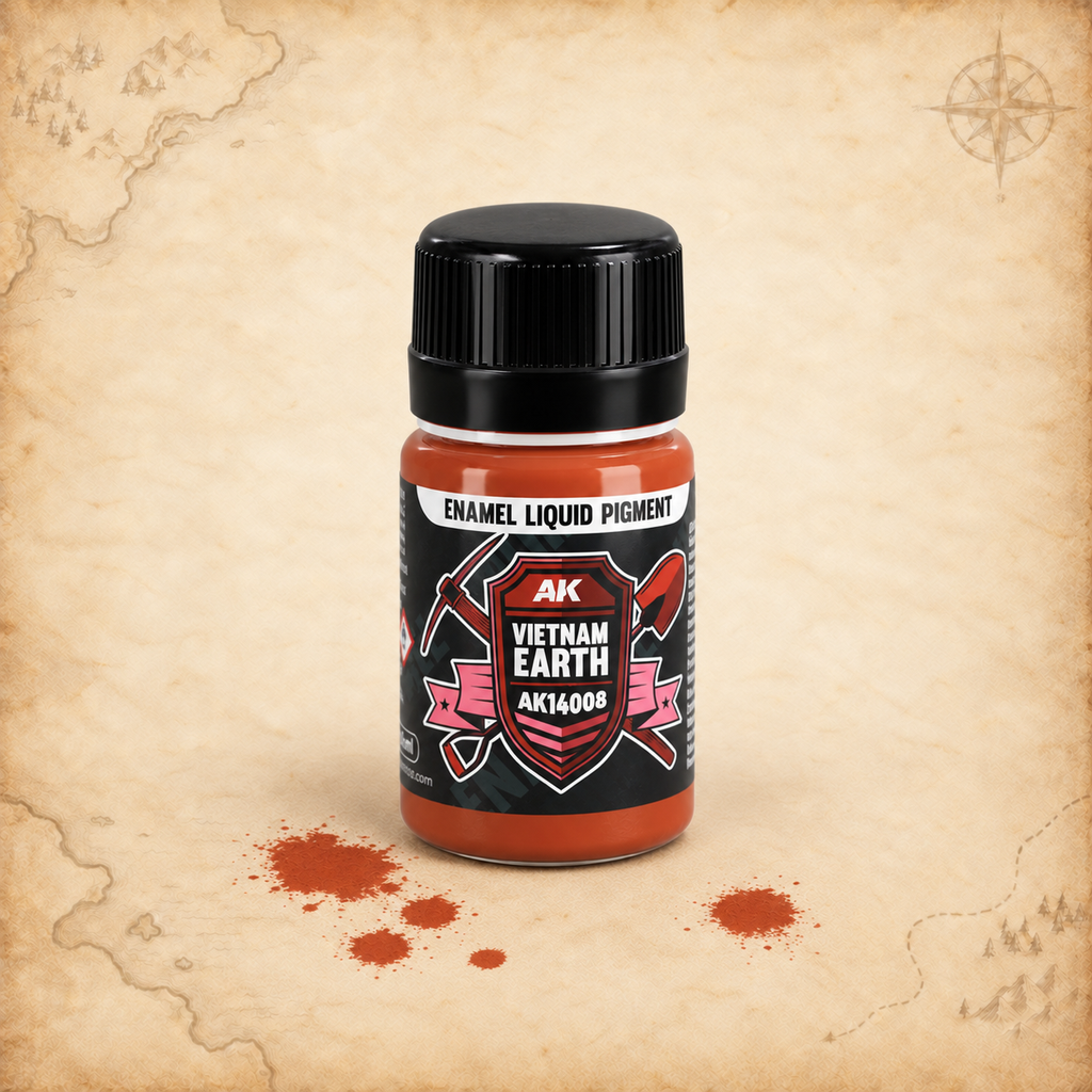 AK Interactive: Enamel Liquid Pigment Vietnam Earth - 35ml, alternate view