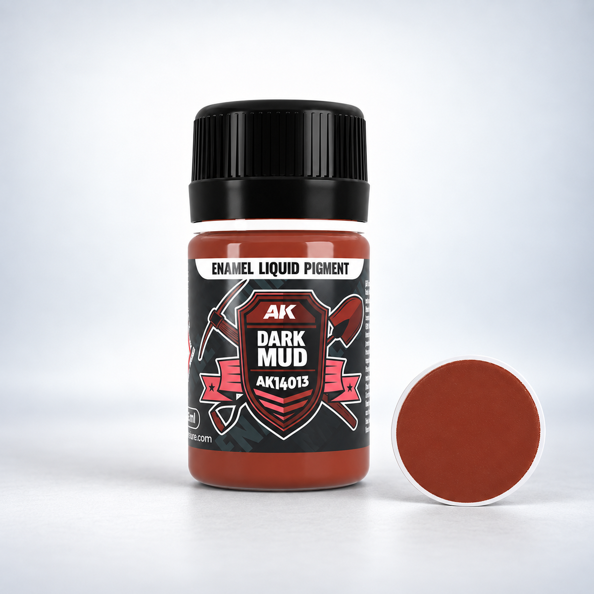 AK Interactive: Enamel Liquid Pigment Dark Mud - 35ml, product