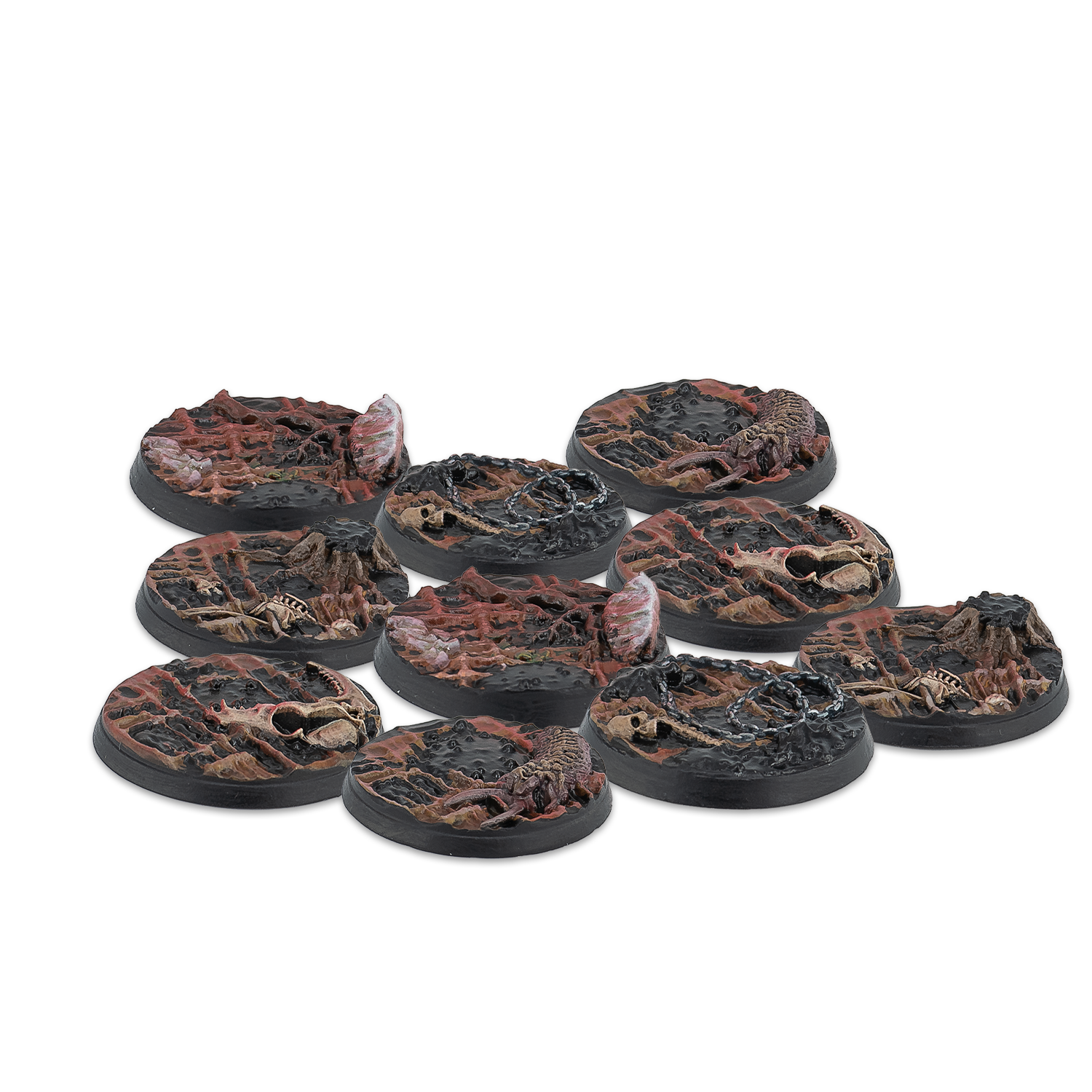 Warcrow: 30mm Scions of Yaldabaoth Scenery Bases, Alpha Series