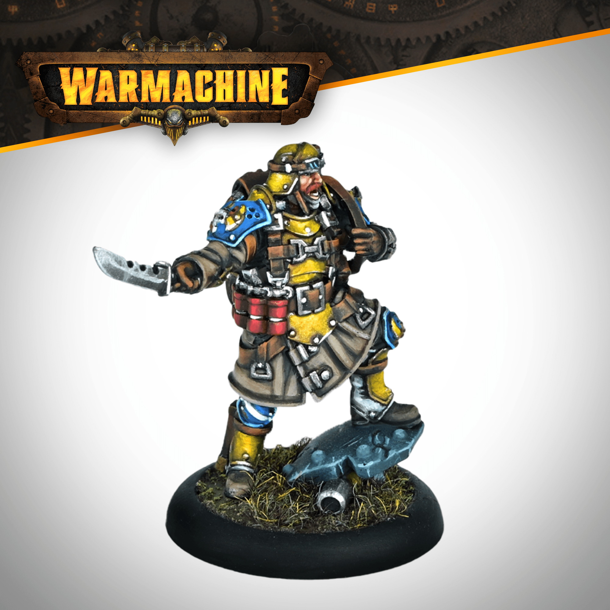 Warmachine: Cygnar Gravediggers Commando Officer