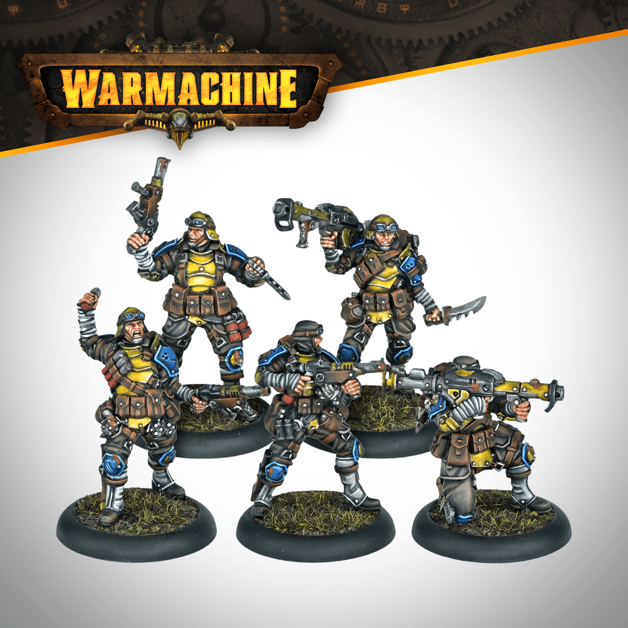 Warmachine: Cygnar Gravediggers Commando Unit