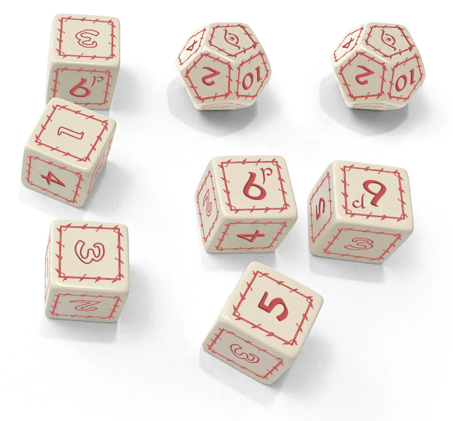 Modiphius: The One Ring White Dice Set