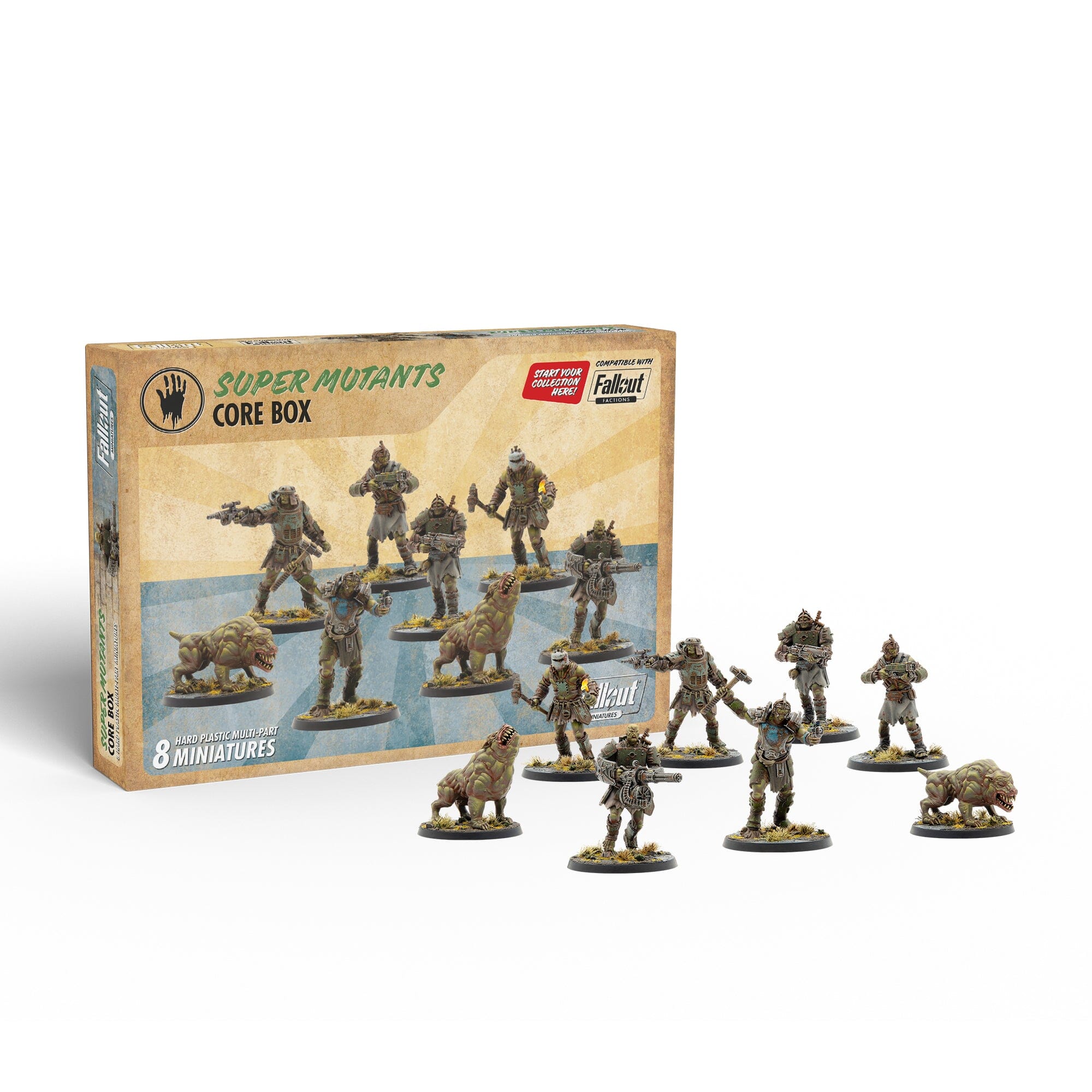 Fallout: Miniatures - Super Mutants Core Box (Plastic)