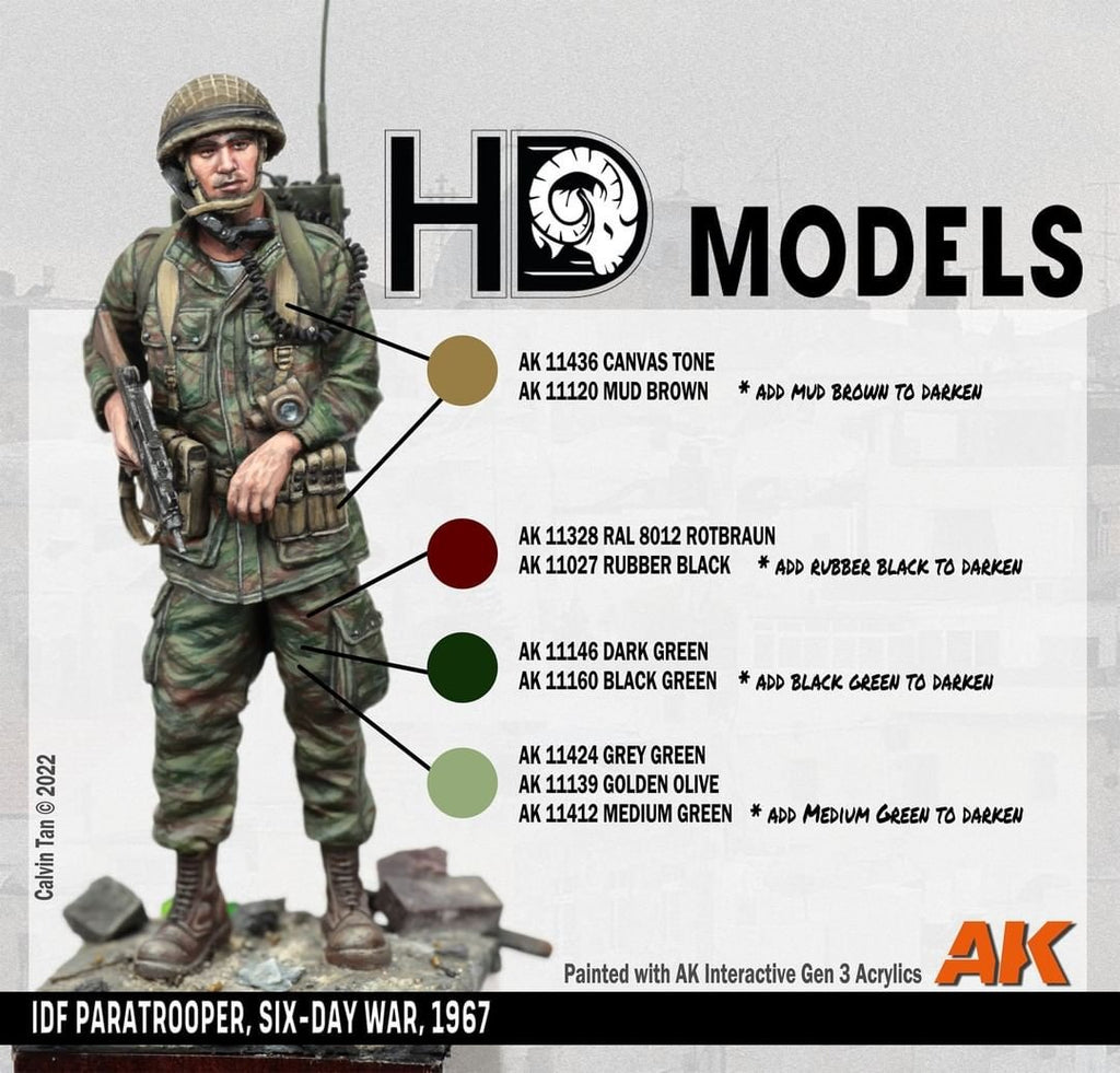 AK Interactive: 3G IDF Uniform Colors Set - product image 2