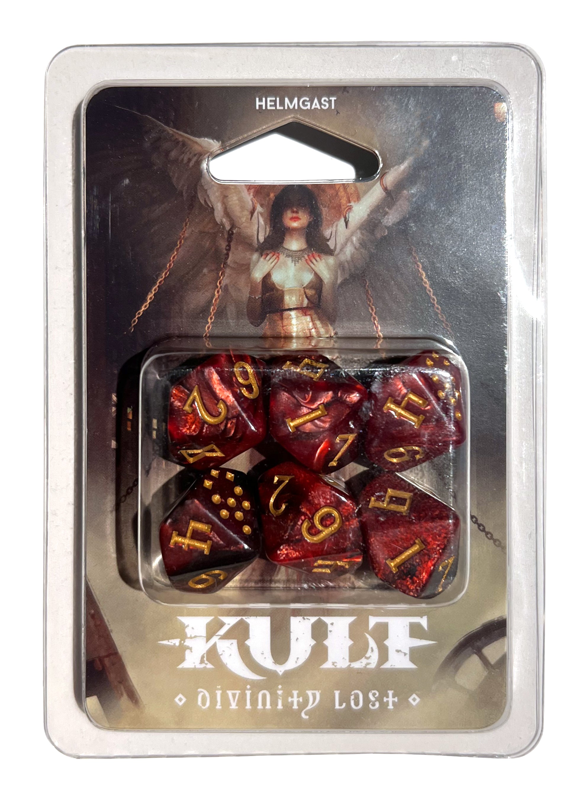 Modiphius: KULT Divinity Lost - Dice Set (Inferno Edition)