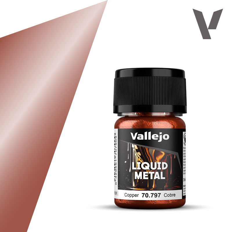Vallejo: Liquid Gold Alcohol Base Copper (35ml)