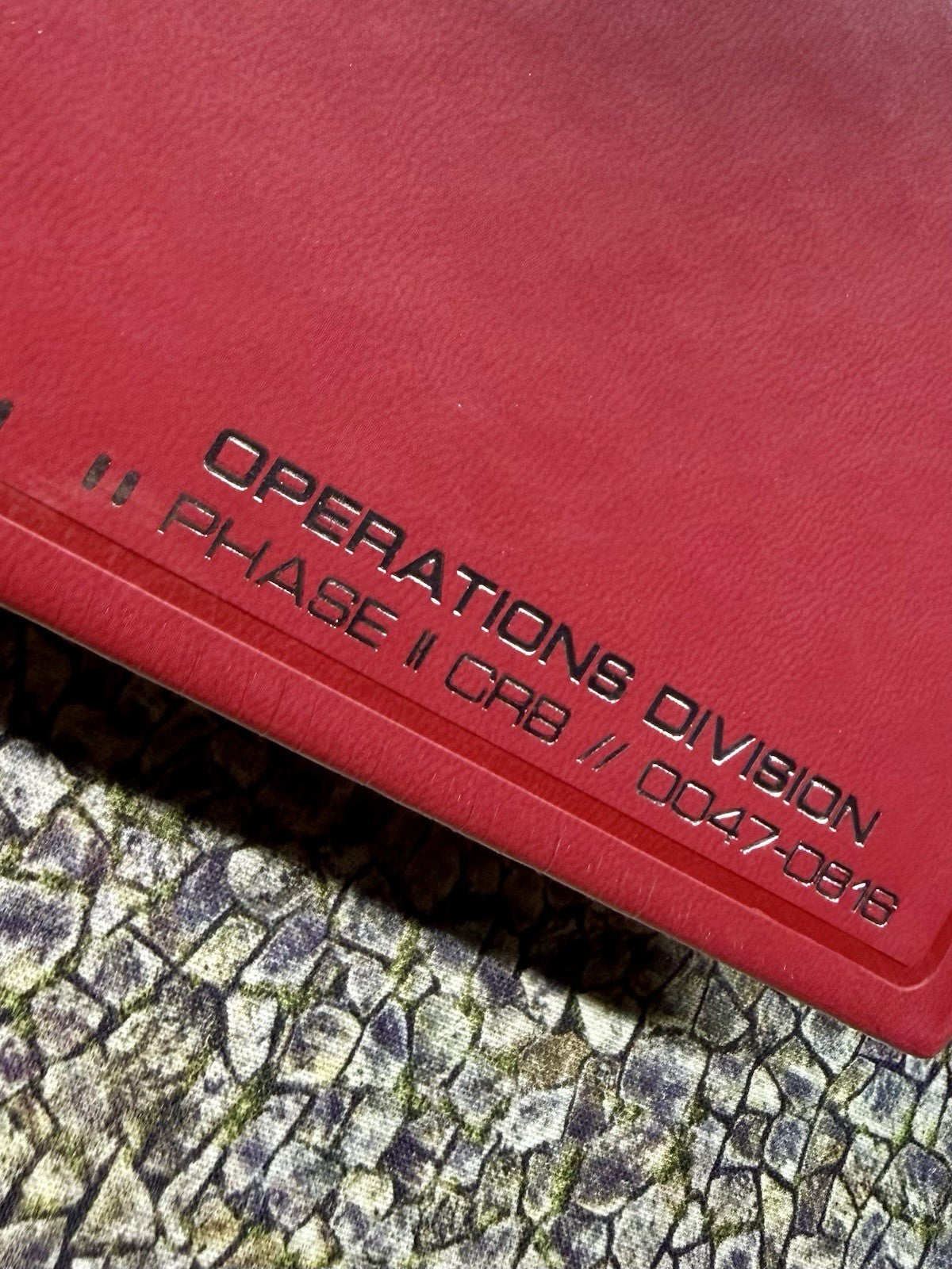 STA 2E Operations rulebook back