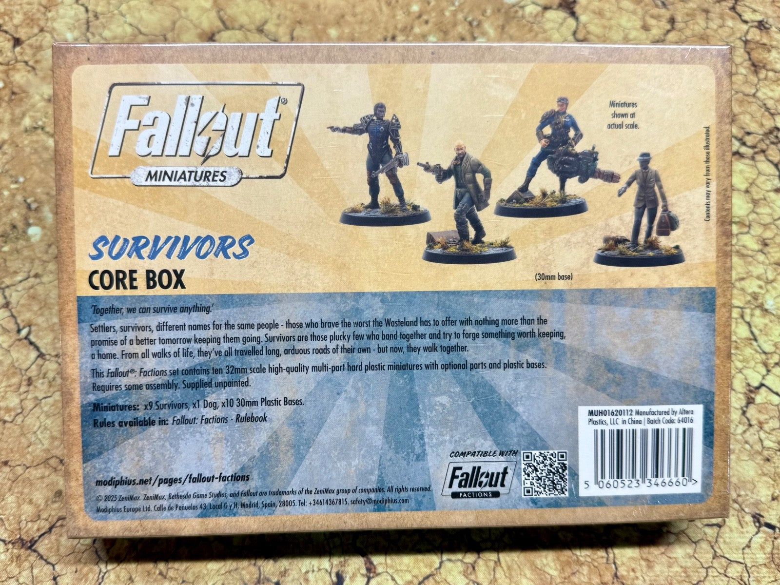 Survivors Core Box back