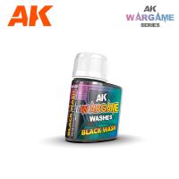 AK Interactive: Wargame Washes Black Wash (35ml)