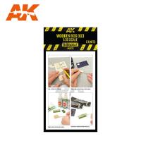 AK Interactive: Laser Cut Wooden Box 001 / 1 35, 5 Units