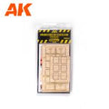AK Interactive: 1/35 Wooden Box 004 Biohazard, 3 Units