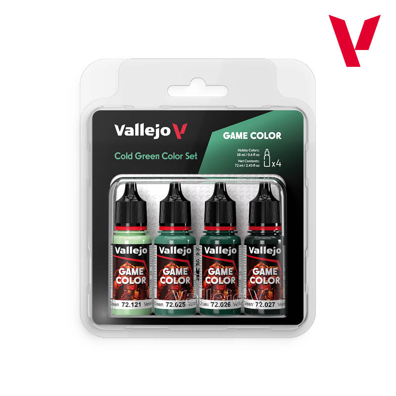 Vallejo: Game Color Set Cold Green 4x (18ml)