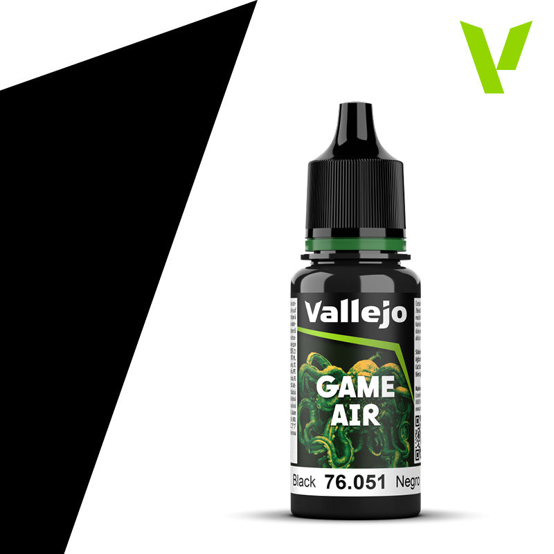 Vallejo: Game Air 051 - Black (18ml)