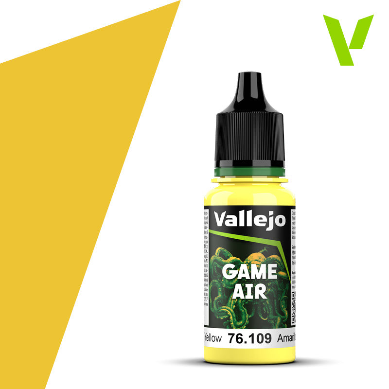 Vallejo: Game Air 109 - Toxic Yellow (18ml)