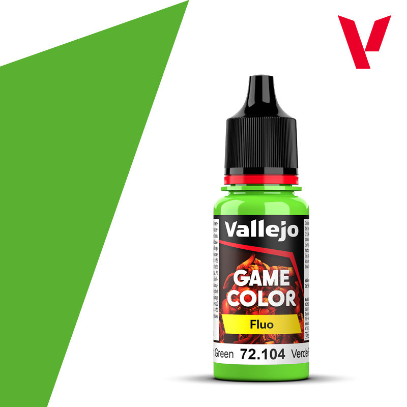 Vallejo: Game Color 104 Fluo Green (18ml)